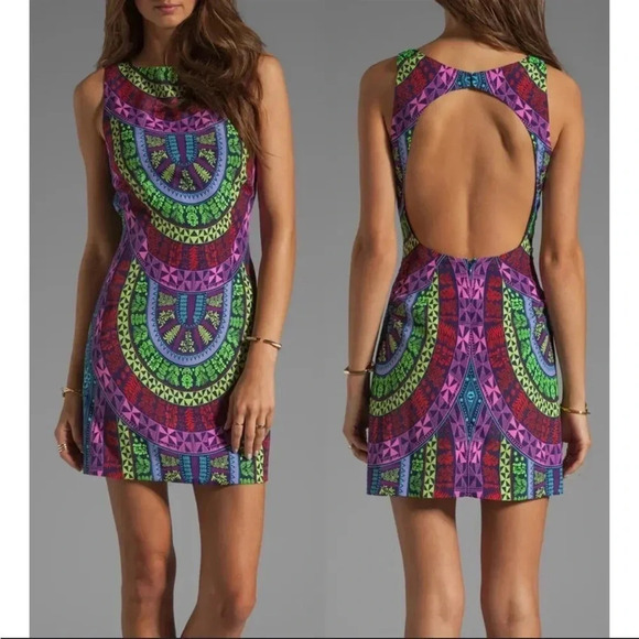 Mara Hoffman printed open back mini dress - Picture 2 of 9